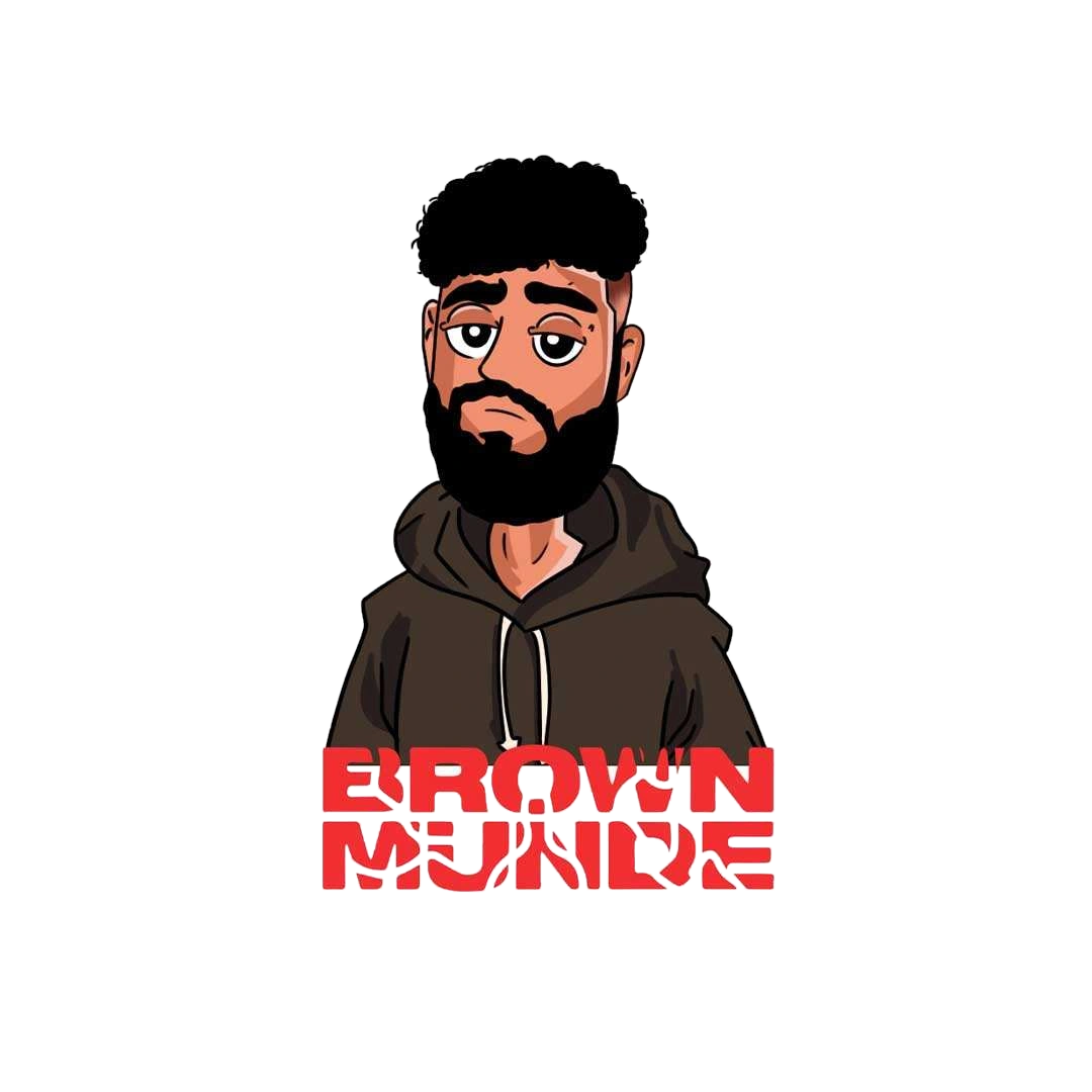 Brown Munde Sticker